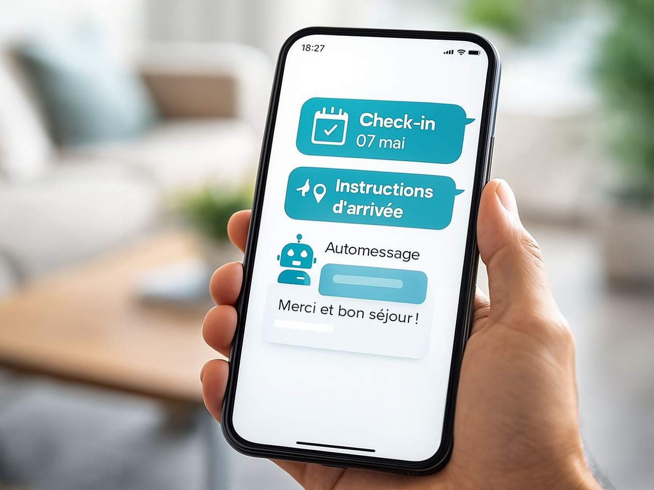 conciergerie messages voyageurs